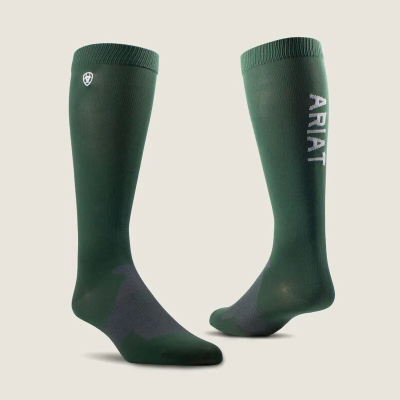 Ariat ADT AriatTek Essential Sock - Dark Green
