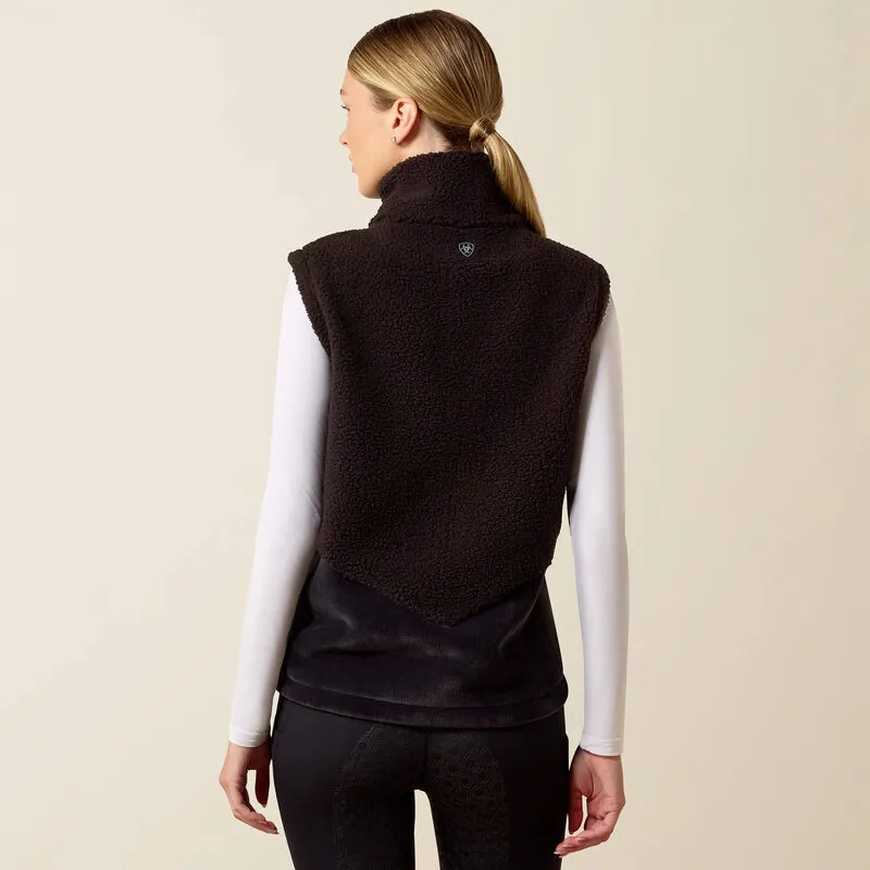 Ariat Laviolette Full Zip Vest - Black-1