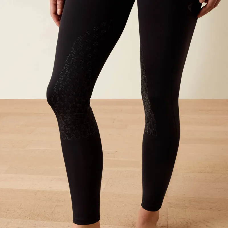 Ariat Womens Avail 2.0 Half Grip Riding Tights - Black-5