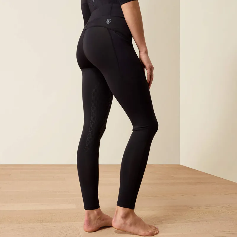 Ariat Womens Avail 2.0 Half Grip Riding Tights - Black-6