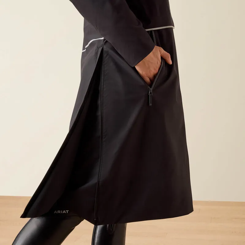 Ariat Womens Long Rider Waterproof Coat - Black-3