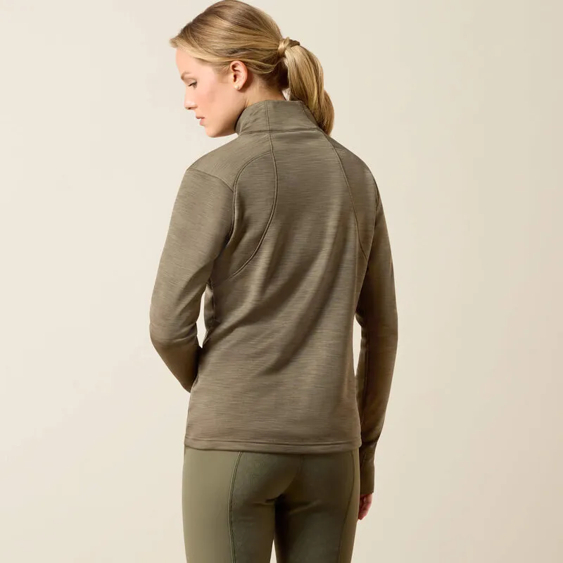 Ariat Womens Team EQ 1/2 Zip Pullover - Kalamata-1