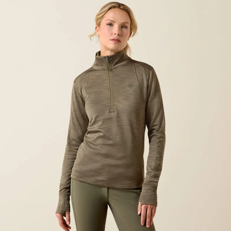 Ariat Womens Team EQ 1/2 Zip Pullover - Kalamata