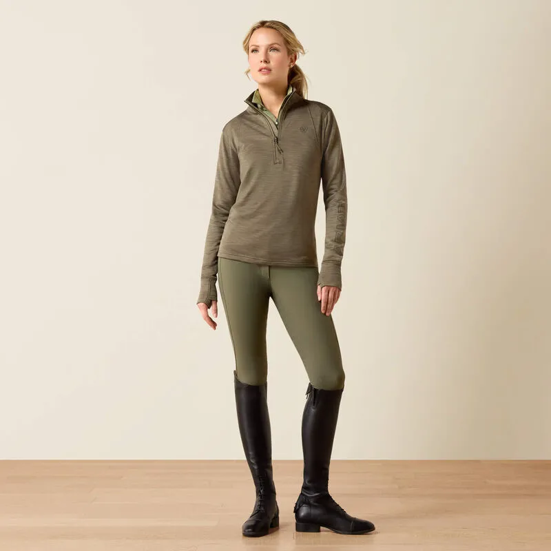 Ariat Womens Team EQ 1/2 Zip Pullover - Kalamata-2