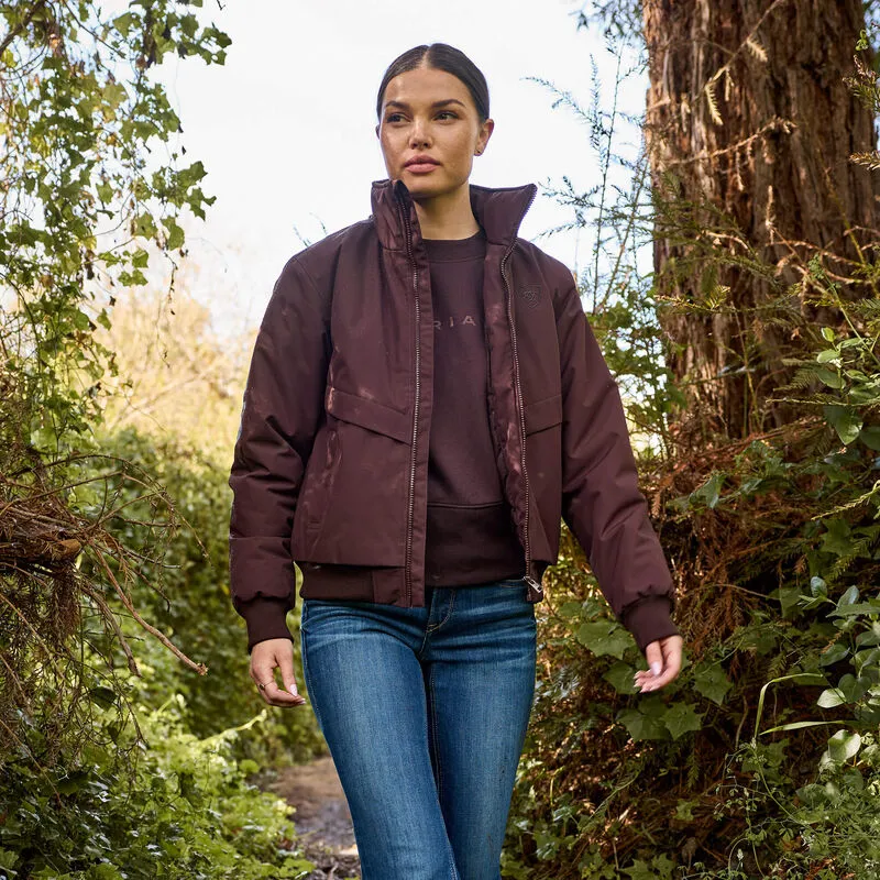 Ariat Womens Martine Sweatshirt - Chocolate/Plum-2