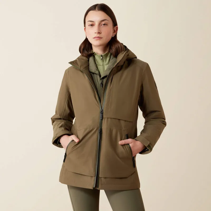 Ariat Womens Outer Banks Waterproof Insulated Jacket - Kalamata