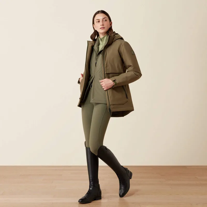 Ariat Womens Outer Banks Waterproof Insulated Jacket - Kalamata-3