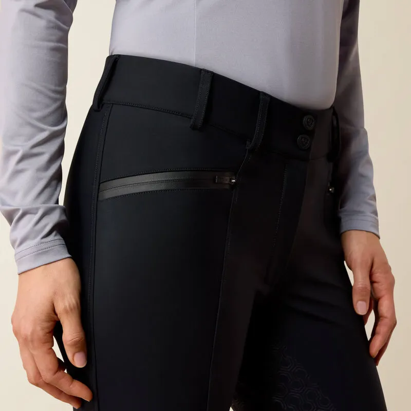 Ariat Womens Troika Waterproof Full Seat Breeches - Black-5