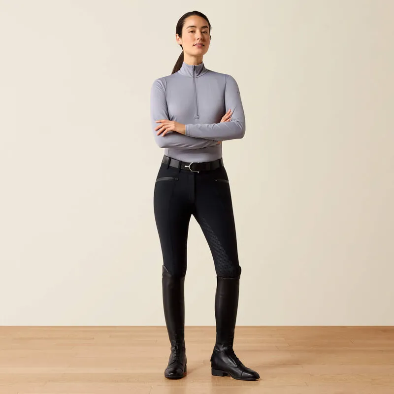Ariat Womens Troika Waterproof Full Seat Breeches - Black-3
