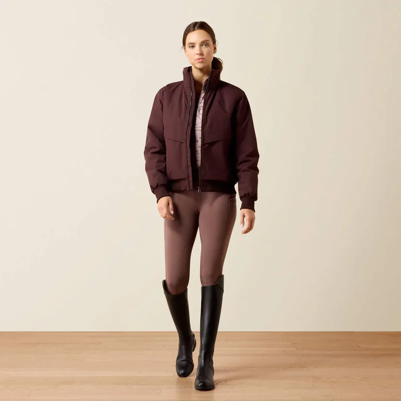 Ariat Womens Stable 2.0 Insulated Jacket - Chocolate Plum-2