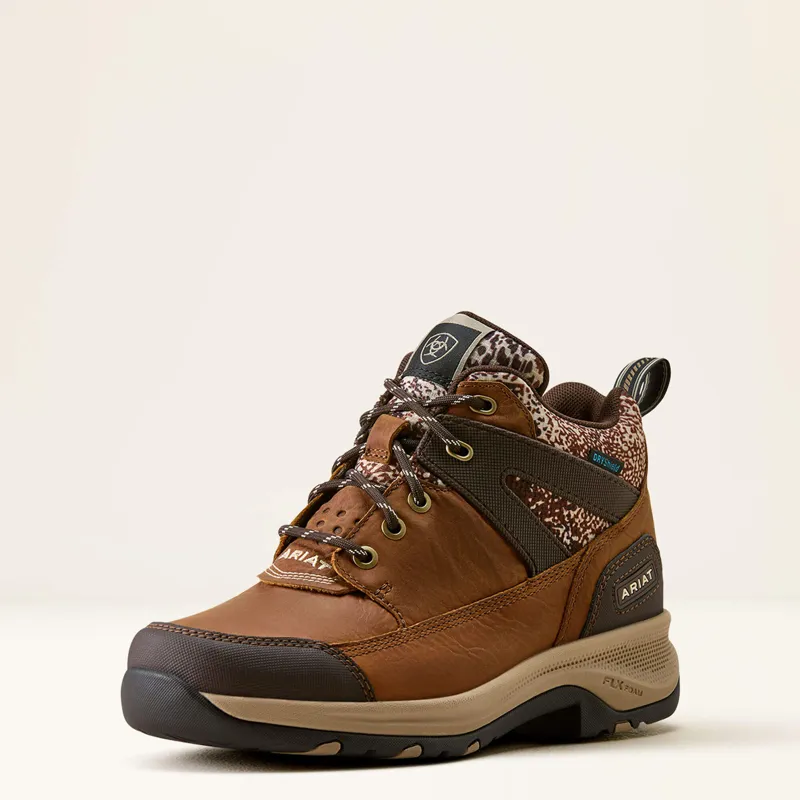 Ariat Womens Terrain Trek H20 Waterproof Boot - Natural Tan/Tan Mixed Animal Print