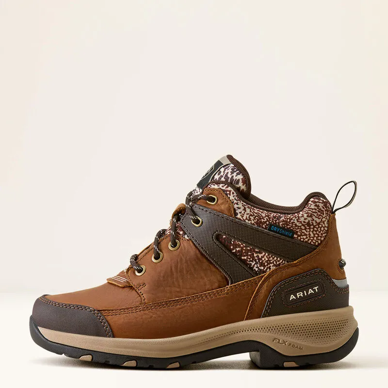 Ariat Womens Terrain Trek H20 Waterproof Boot - Natural Tan/Tan Mixed Animal Print-1