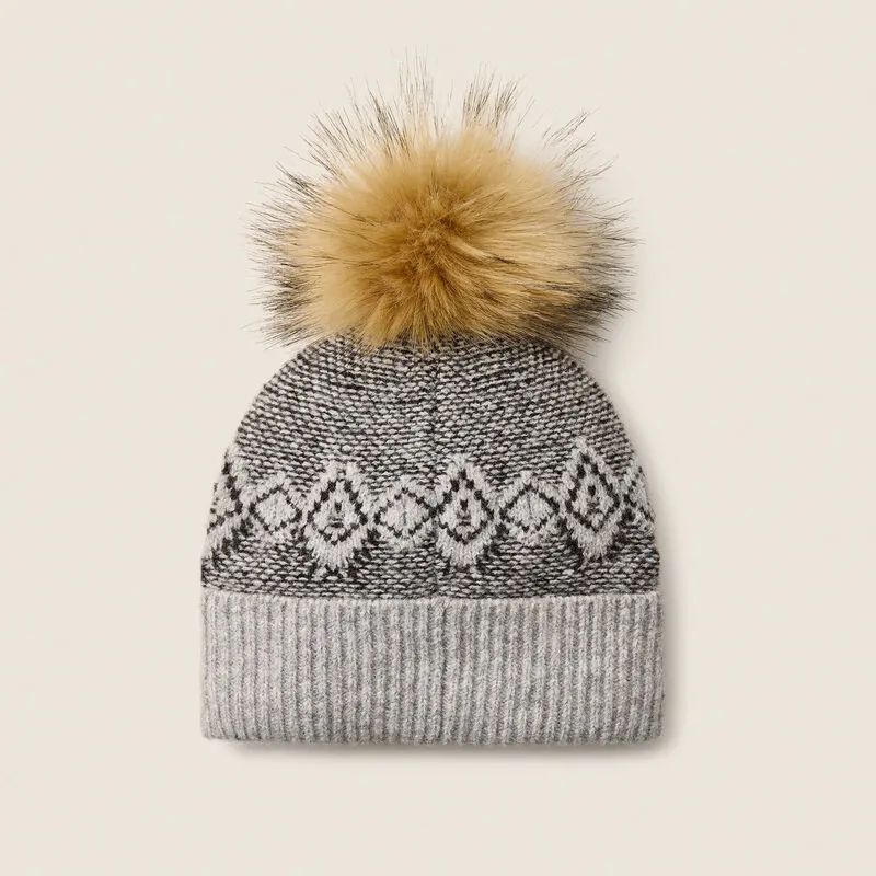 Ariat Willow Beanie - Grey Heather-1