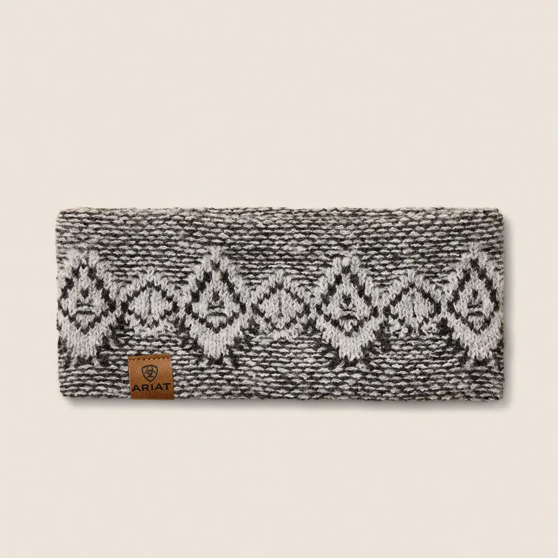 Ariat Willow Headband - Grey Heather