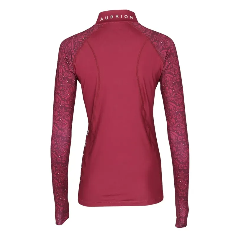 Aubrion Hyde Park Base Layer Red PAISLEY-5