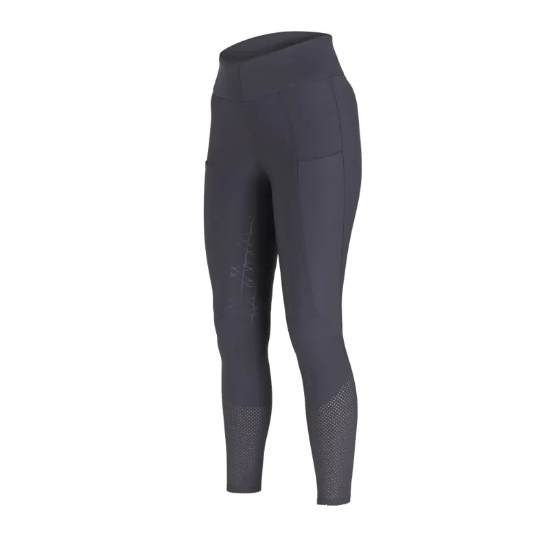 Shires Aubrion Optima Air Riding Tights - BLACK-3