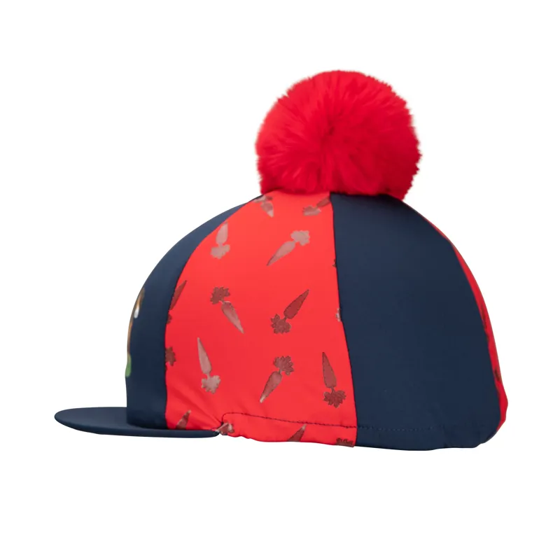 Winne and Me Hat Silk Navy Red one size-3