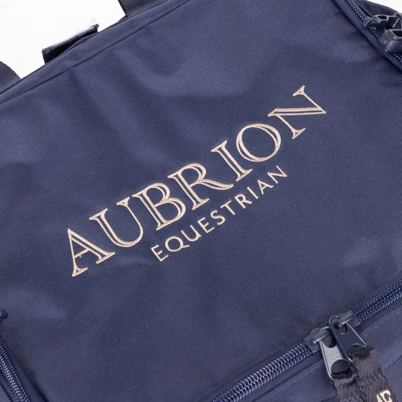 Aubrion Equestrian Large Grooming Kit Bag - NAVY-5