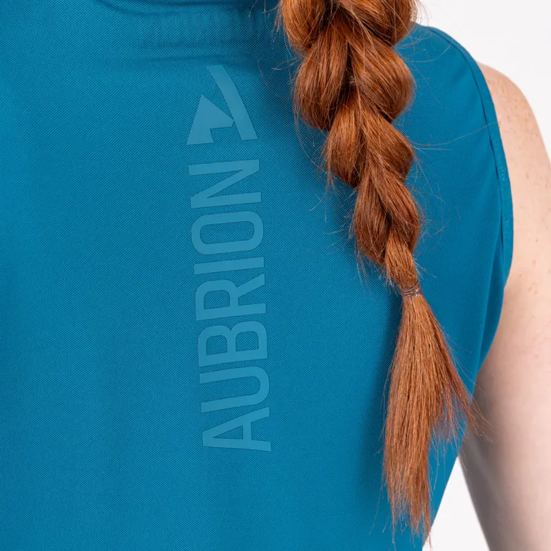 Aubrion React Sleeveless Tech Polo KINGFISHER-5