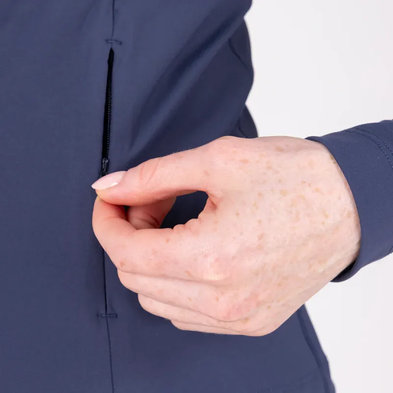 Aubrion Equestrian Button Sweatshirt - MIDNIGHT/TAUPE-5