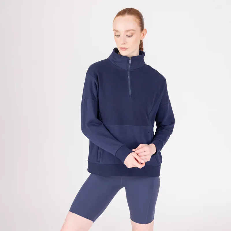 Aubrion React Quarter Zip Sweater MIDNIGHT