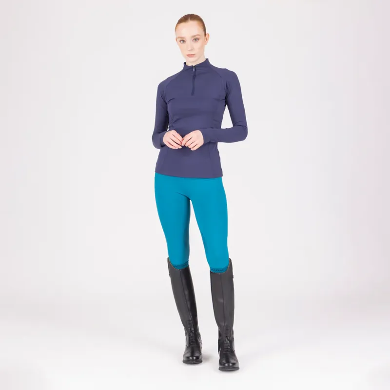 Aubrion React Rhythm Riding Tights KINGFISHER