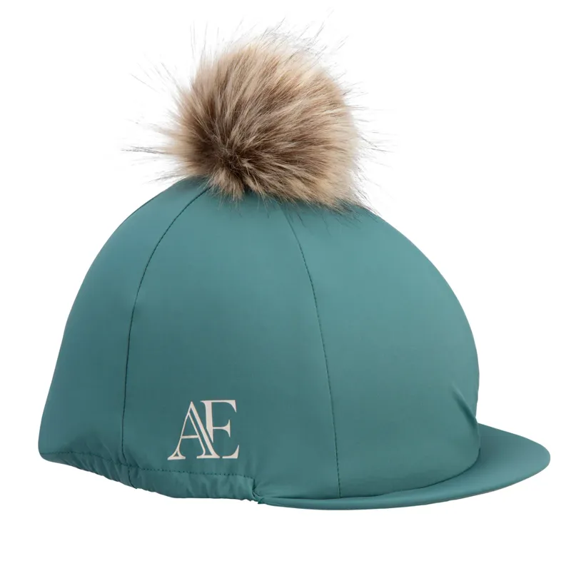 Aubrion Equestrian Hat Cover THYME one size-2