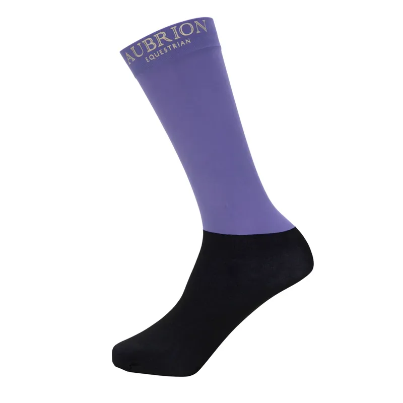 Aubrion Equestrian Socks -Young Rider HEATHER-1