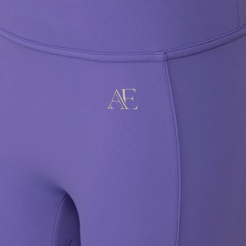 Aubrion Equestrian Riding Tights -Young Rider HEATHER-6
