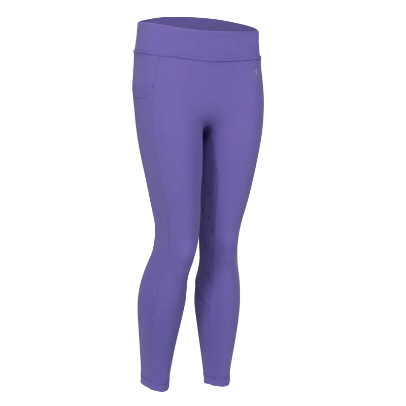 Aubrion Equestrian Riding Tights -Young Rider HEATHER