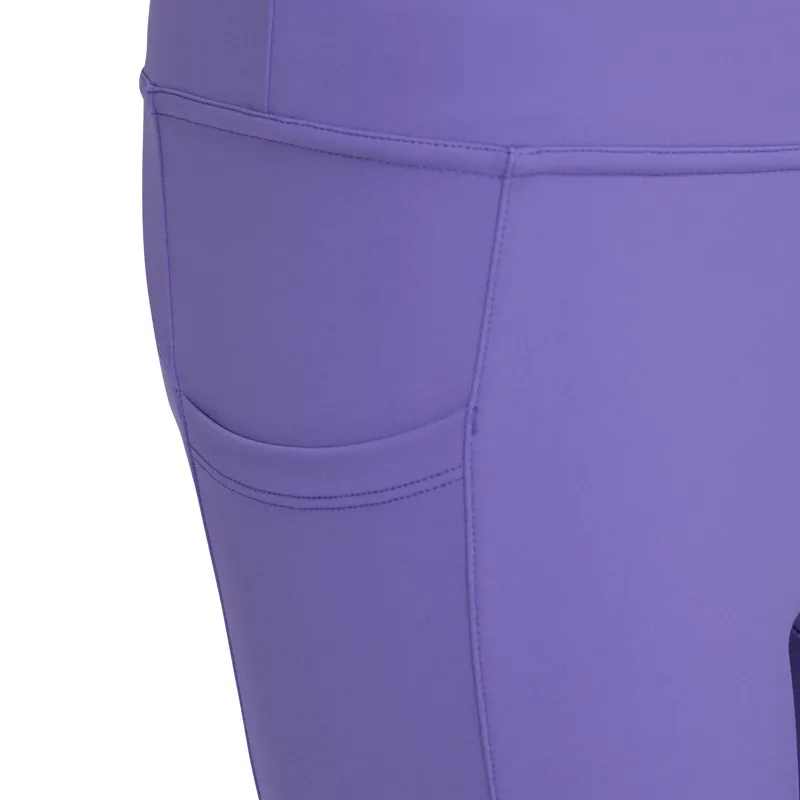 Aubrion Equestrian Riding Tights -Young Rider HEATHER-5