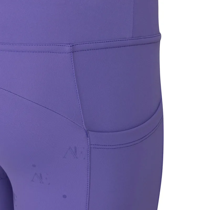 Aubrion Equestrian Riding Tights -Young Rider HEATHER-7