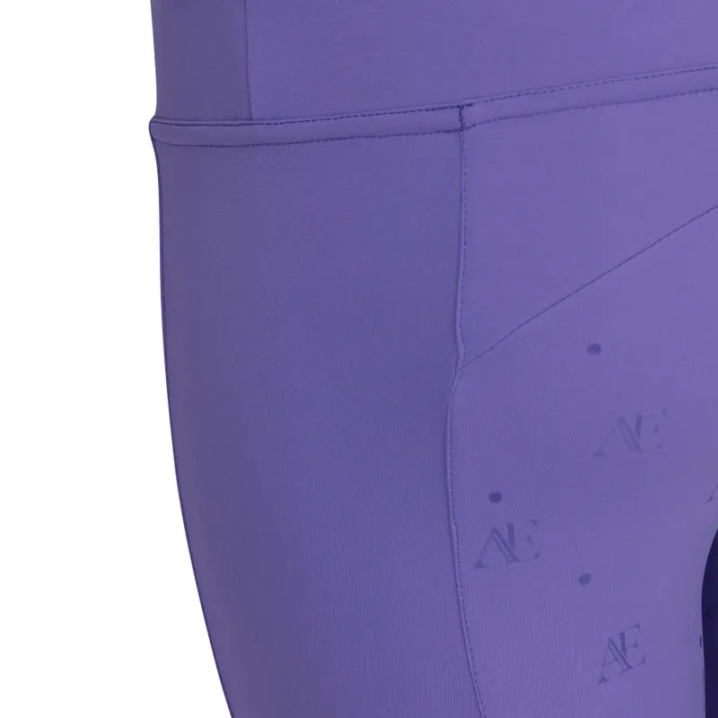 Aubrion Equestrian Riding Tights -Young Rider HEATHER-8