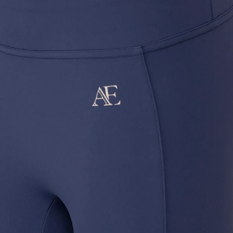 Aubrion Equestrian Riding Tights -Young Rider MIDNIGHT-7