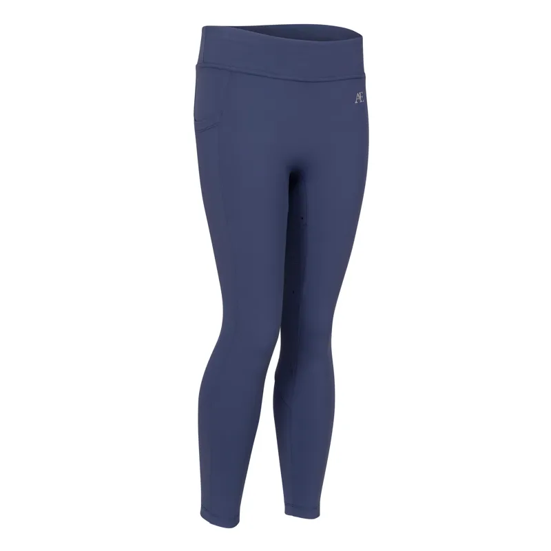 Aubrion Equestrian Riding Tights -Young Rider MIDNIGHT