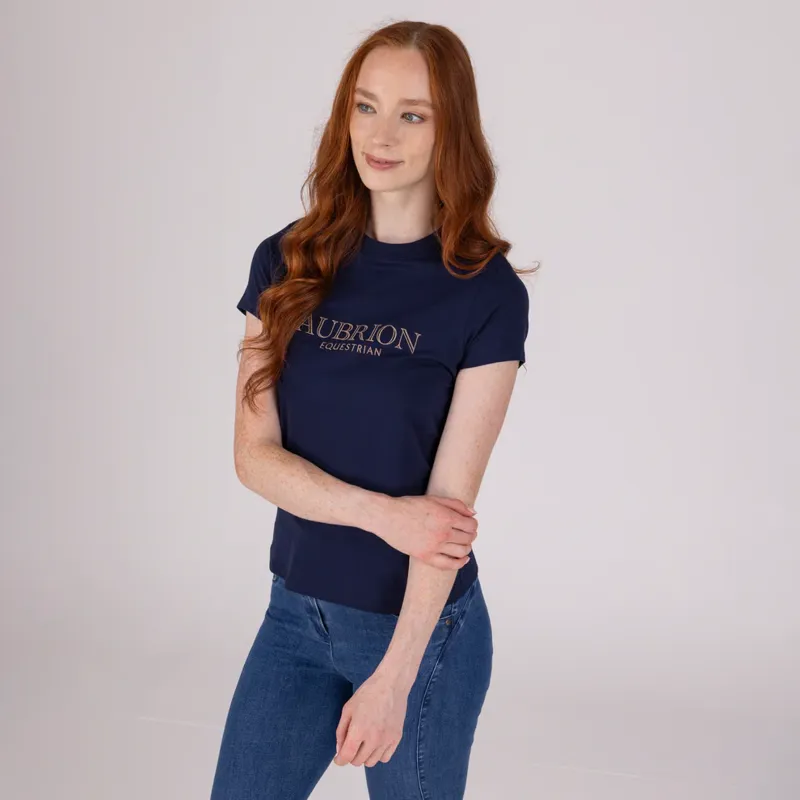 Aubrion Equestrian T- Shirt MIDNIGHT-4