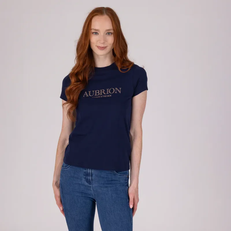 Aubrion Equestrian T- Shirt MIDNIGHT-3