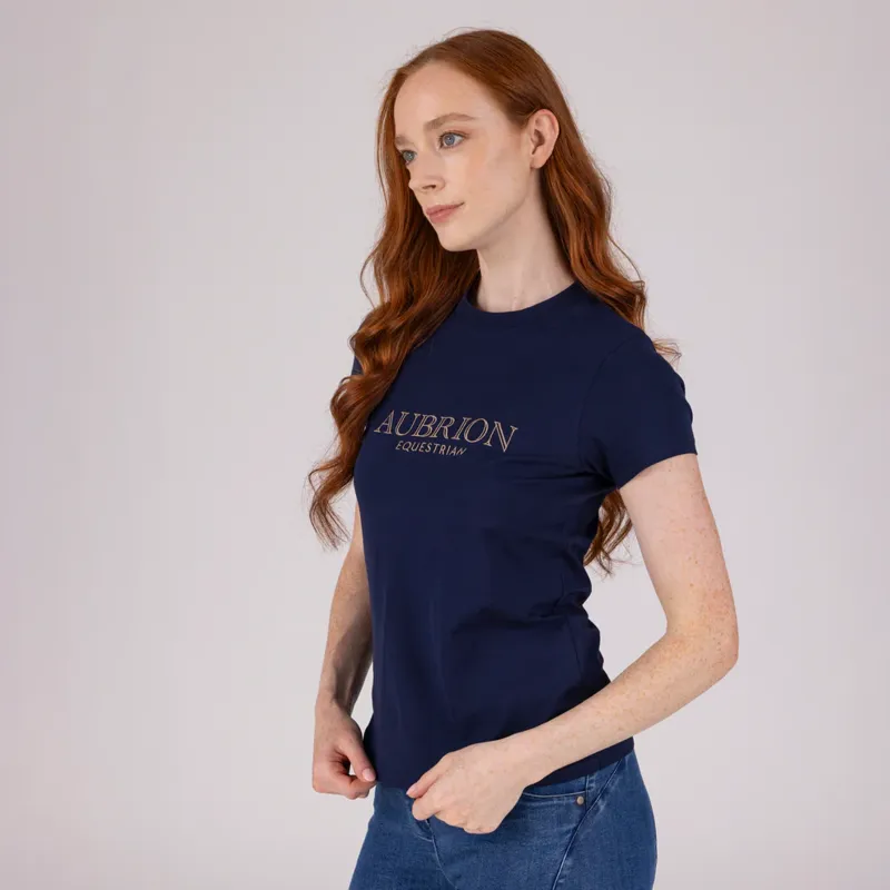Aubrion Equestrian T- Shirt MIDNIGHT-2