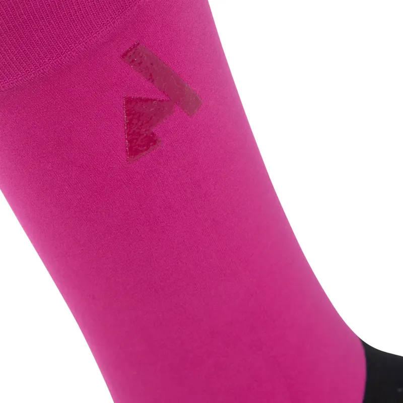 Aubrion React Performance Socks - Young Rider FUCHSIA-2