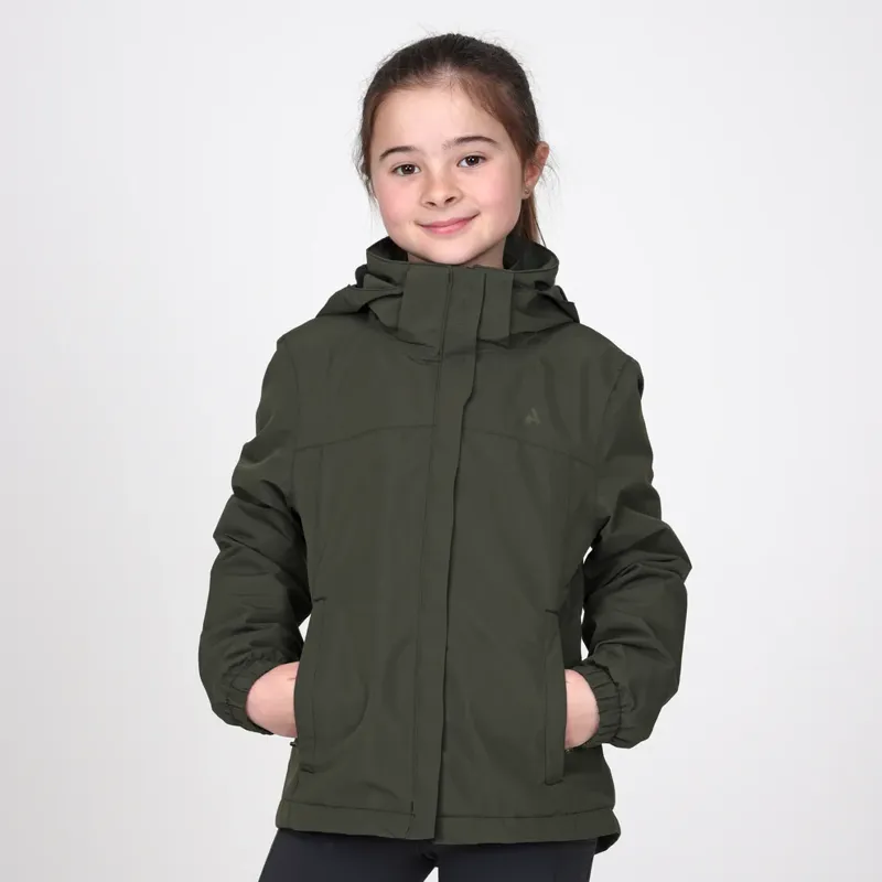 Aubrion React Thermal Waterproof Coat- Young Rider KHAKI-1