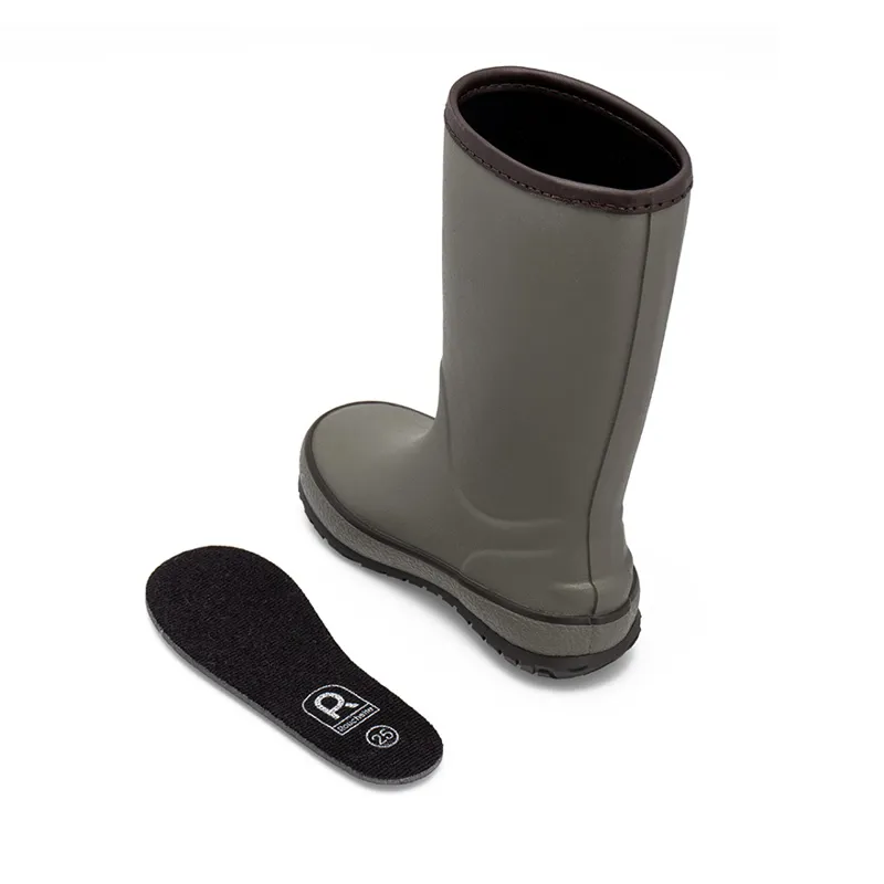 Rouchette Acteon Wellington Boots - Khaki - Childrens-3