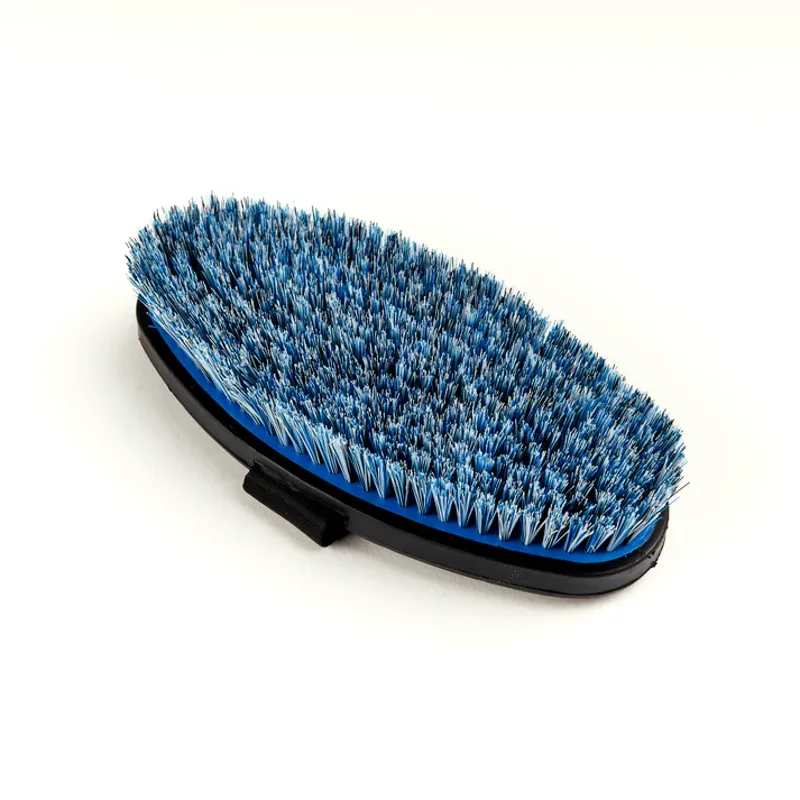 EZI-GROOM Grip Body Brush BRIGHT BLUE Large-1