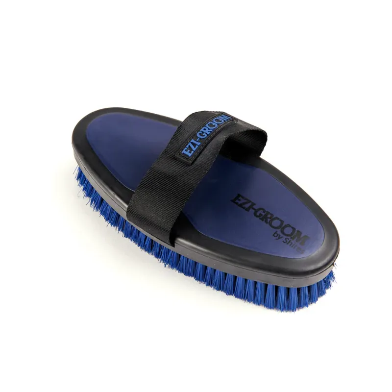 EZI-GROOM Grip Body Brush NAVY Large