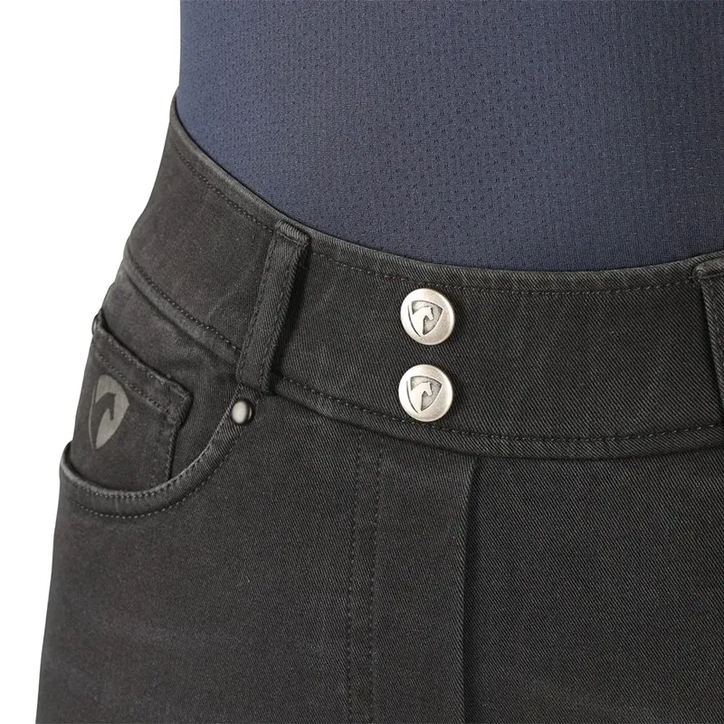 Hy Equestrian Elevate Denim Breeches - Black