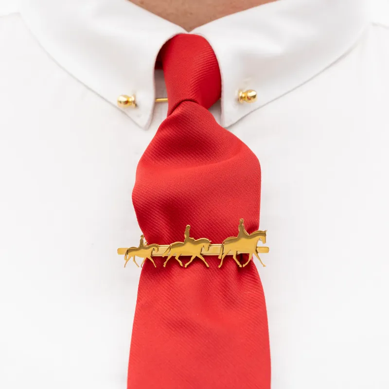 Supreme Products Hot To Trot Tie Pin - Gold-1