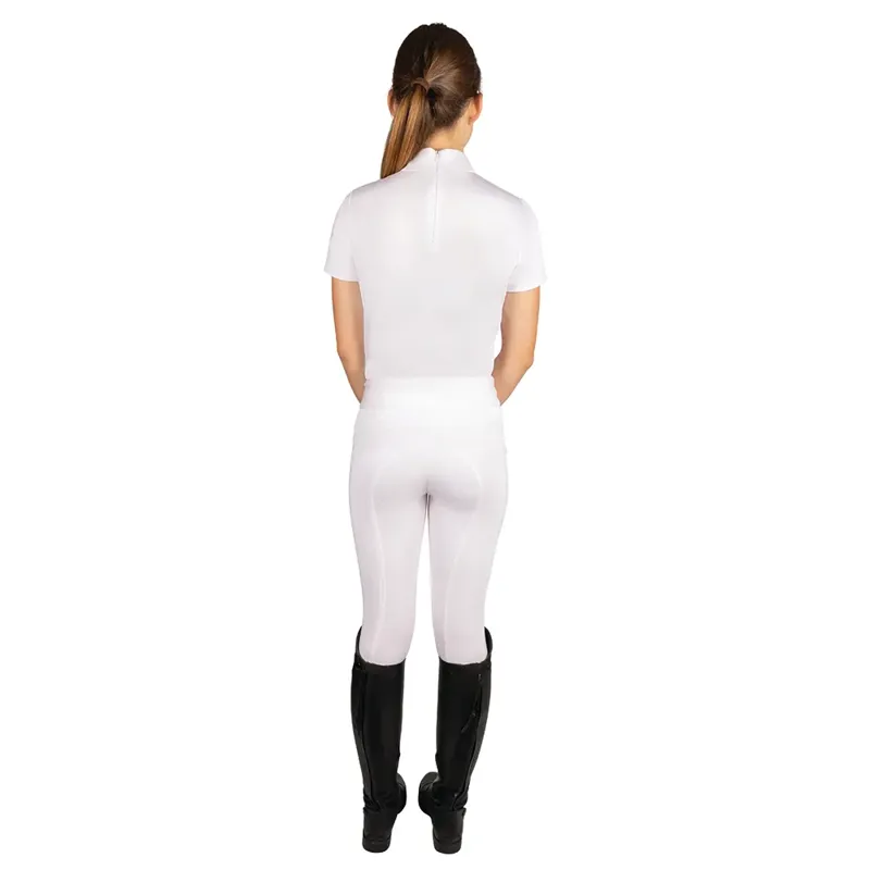 Hy Equestrian Children's Roka Regal Riding Tights - White-1