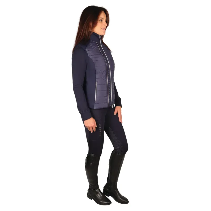 Hy Equestrian Elevate Allure Gilet - - Navy/Gun Metal Grey-2