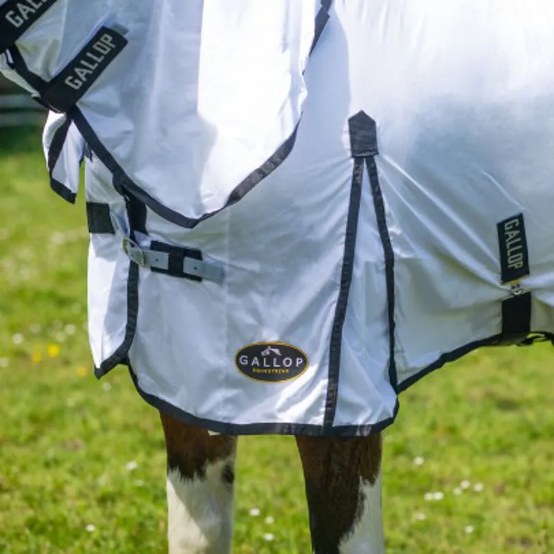 Gallop Classic Fly Rug Combo  - White-3