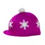 Hy Equestrian Snowflake With Pom Pom Hat Cover - - Dark Cerise one size