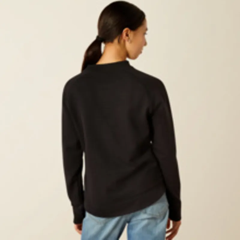 Ariat Youth Benicia T Sweatshirt - BlackT-3